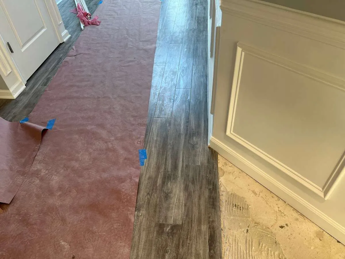 Completed marble shower restoration in Hollis